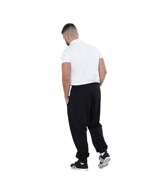 Metamorph Black Casual Drop Crotch Pants for men