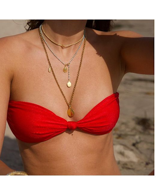 Alexie of Athens Metallic Promise Rope Chain Necklace