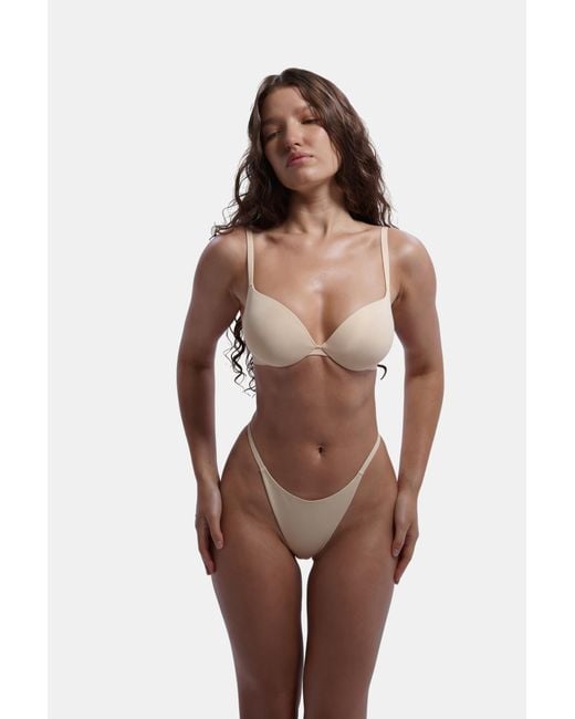GOD SAVES QUEENS Brown Neutrals Second Skin Ultimate Push-Up Bra Light Nude
