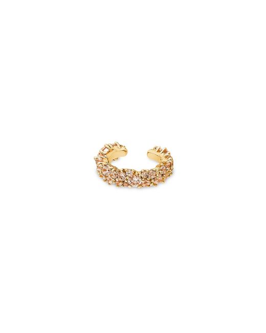 SALLY SKOUFIS Metallic Cosmic Ear Cuff With Made Cz Diamond Stimulant