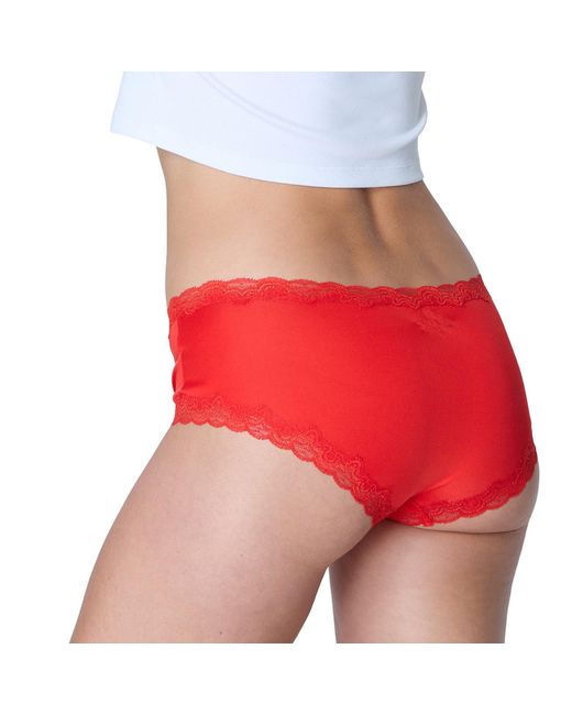 Uwila Warrior Red Soft Silk Briefs