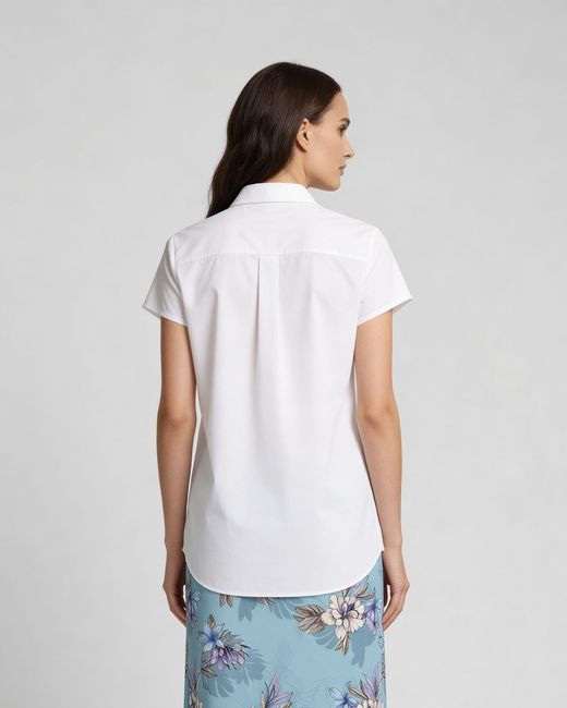 Lords of Harlech White Lara Linen Shirt
