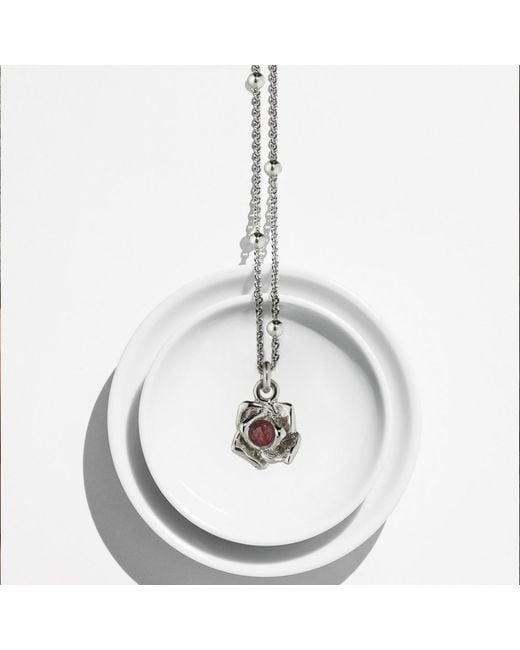Unaloe Metallic Magnifica Ruby Necklace