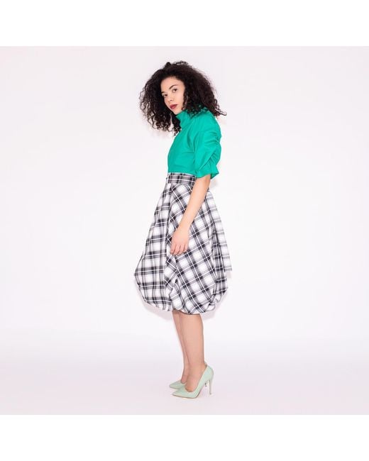 Bianca Popp White Wrapped Skirt