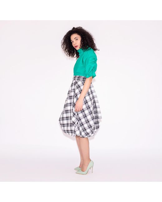 Bianca Popp White Wrapped Skirt