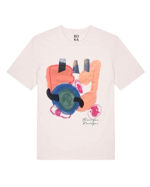 Boutique Kaotique Pink My Brain Is Off-Line Today Organic Cotton Tee