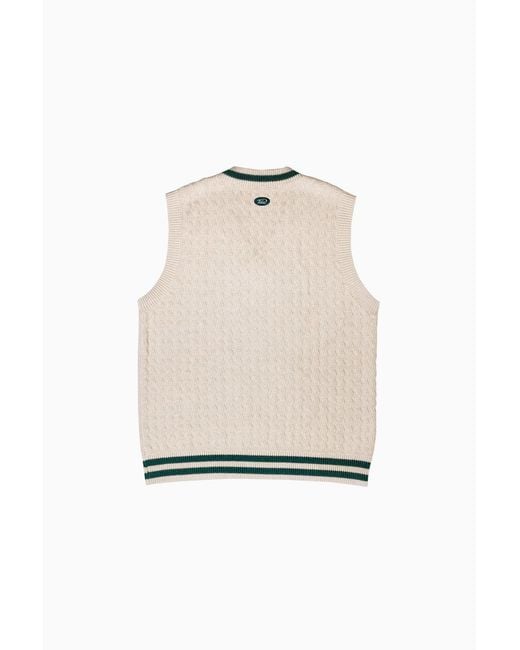 FELLA SWIM White Fred Cashmere Vest for men