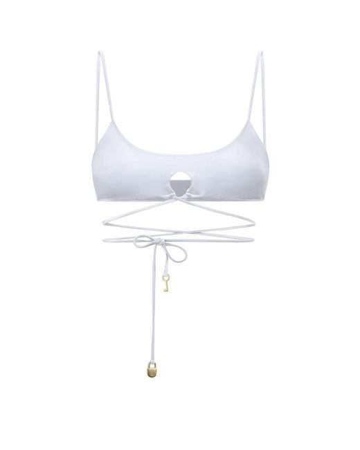 Bianca Resortwear White Romi Bikini Top