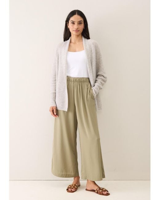 Loop Cashmere White Relaxed Edge To Edge Cardigan