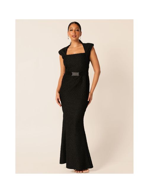 SACHA DRAKE Black Gala Royale Gown