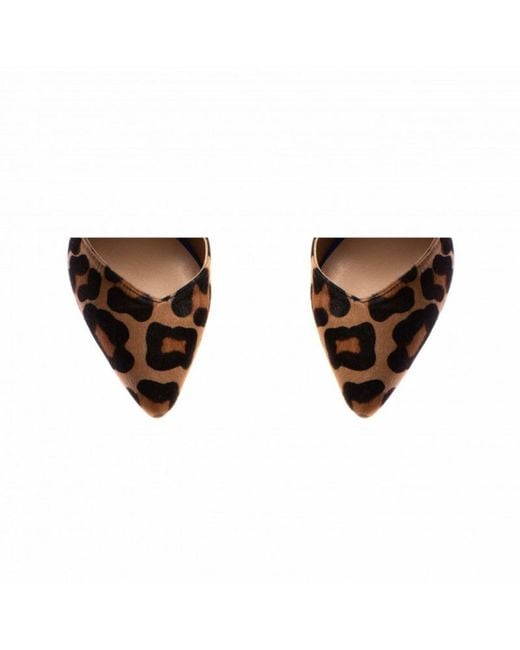 The 5Th Element Blue Ava Suede & Leopard Print Pumps