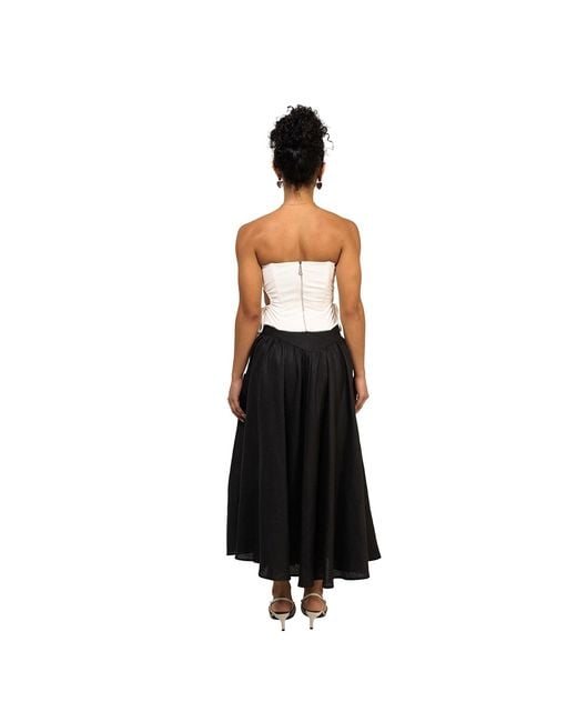 28Natelier White Sculpted Top