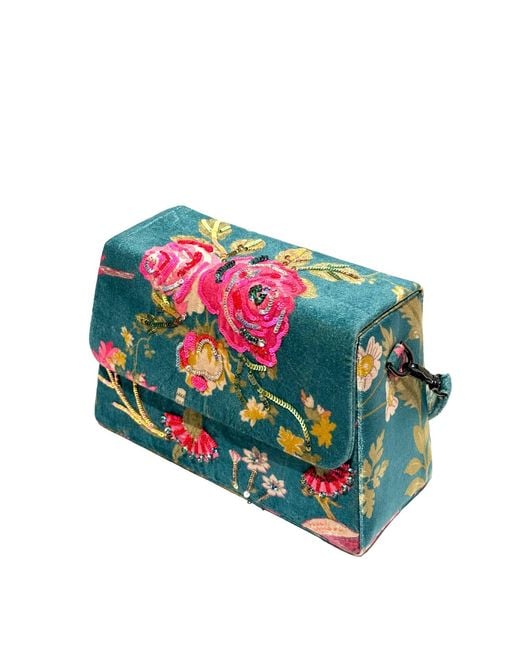 Simitri Blue Day Dream Trapezee Bag