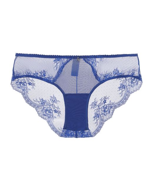 Amour D'agnette Blue Kim Stretch Lace & Mesh Cheeky