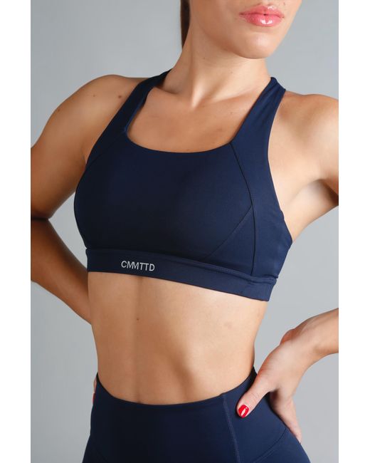 Cmmttd Blue Core Contour Bra