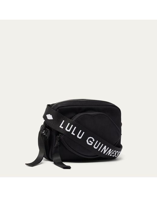 Lulu Guinness Black Pam Crossbody Bag