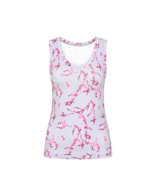 Sophie Cameron Davies Gray Floral Vest Top