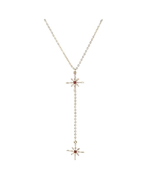 Studio Baloge Metallic Maelis Drop Necklace