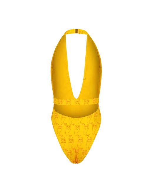 Catnip and Seaweed Yellow The One-Piece Swimsuit