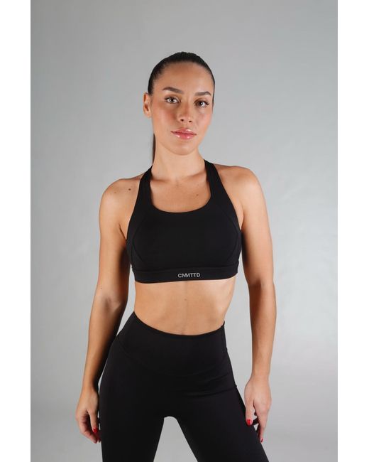 Cmmttd Black Core Contour Bra