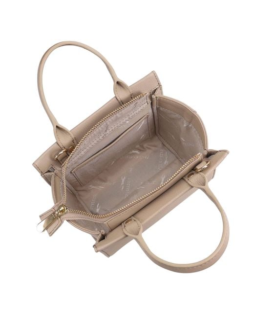 Paul Costelloe Natural Drini Leather Crossbody Bag