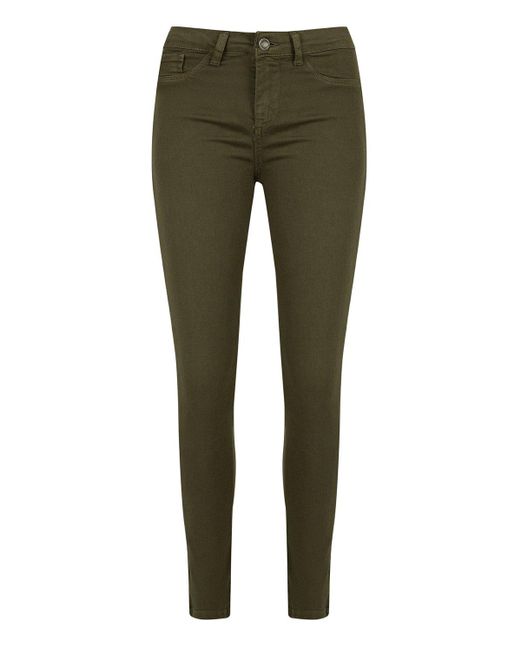olive skinny jeans