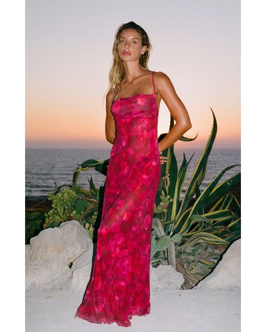 Sunkissed Red Beach To Bar Dress