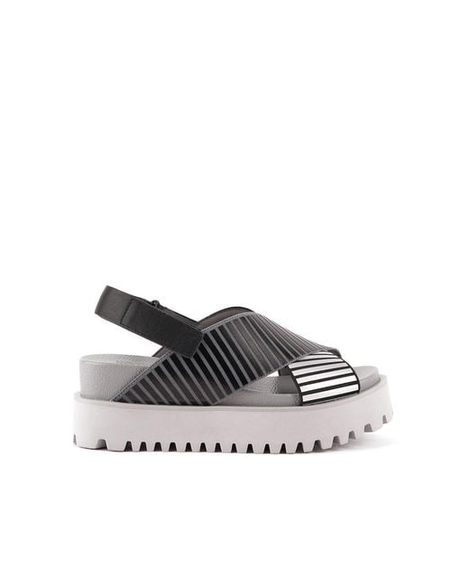 United Nude Gray Rico X Sandal
