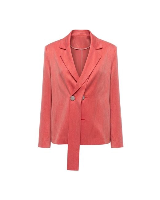 Mirimalist Pink Multi Connect Coral Blazer
