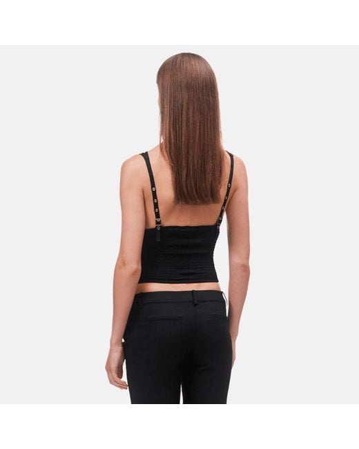 OW Collection Black Alba Top