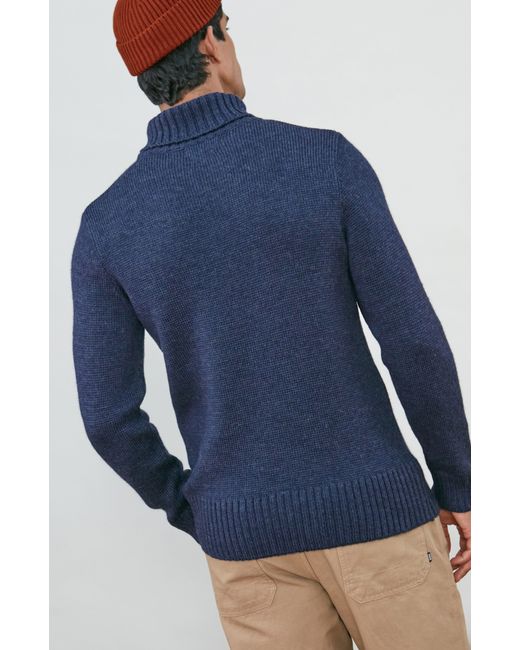 Paul James Knitwear Blue The Fitted Submariner for men
