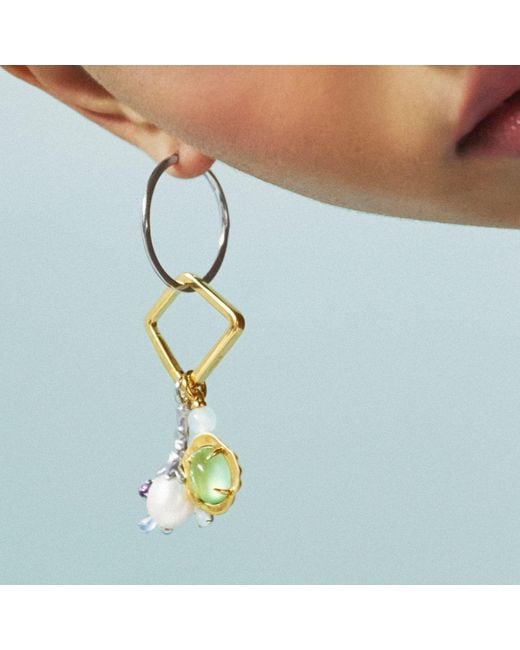 Onia Metallic Water Drop Charm