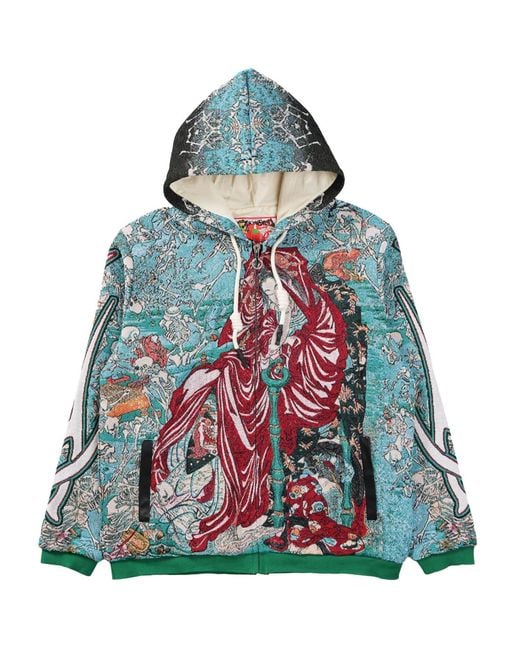 VERYRARE Blue Jigoku Dayu Military Jacket for men