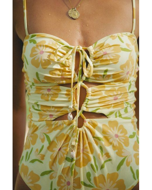 Wild Lovers Yellow Sundance Swimsuit