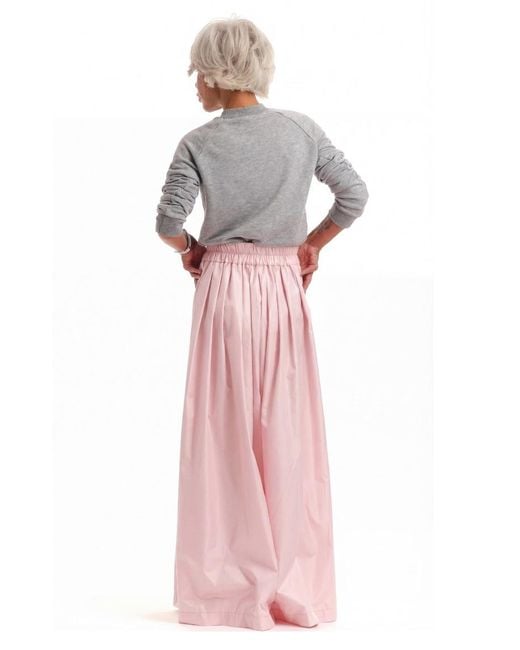 Clothes by Locker Room Pink High-Waisted Baby Maxi Skirt With Elastic Waistband