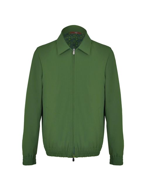 DAVID WEJ Green Marcelo Relaxed Jacket Set for men