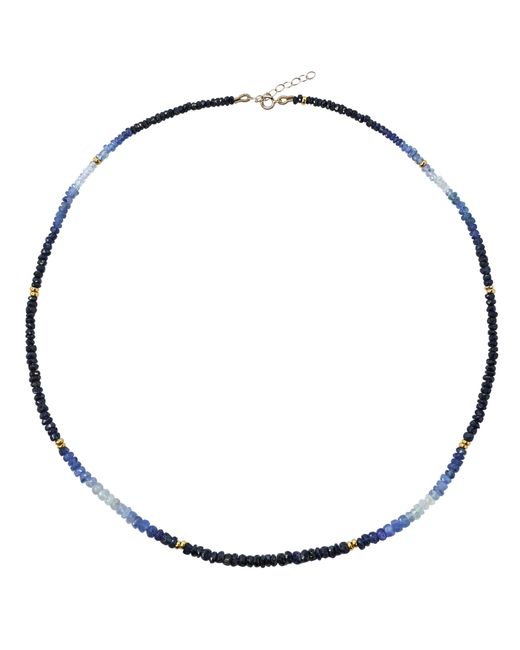 Bombyx House Blue Sapphire Ombre Station Necklace