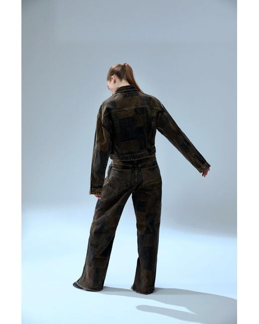 Pcfg Green Your Itch Colorblocked Denim Jacket
