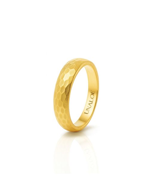 Unaloe Metallic Ring Band