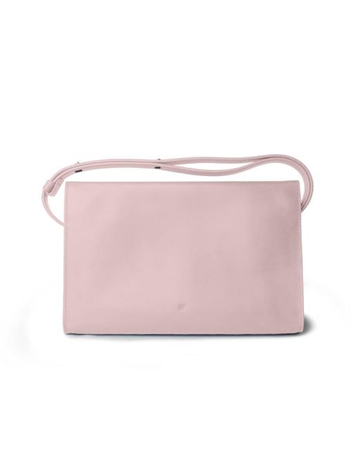 godi. Pink The Christy Handmade Adjustable Leather Shoulder Bag