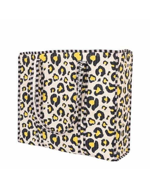 Conscious Yoga Collective Blue The Leopard Tote