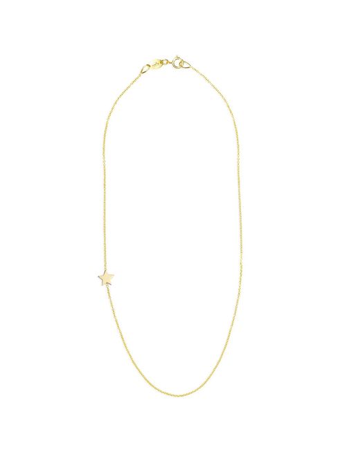 Maya Brenner Metallic 14K Asymmetrical Charm Necklace