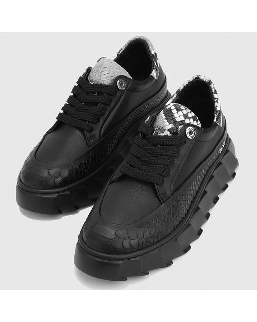 Ilvi Black Korevaar Leather Sneaker
