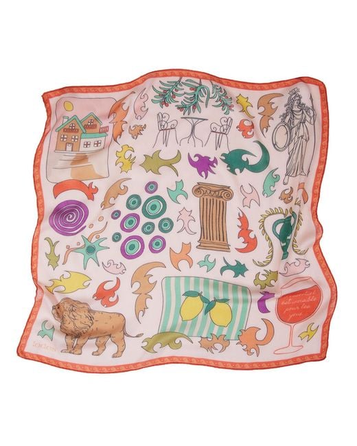 Iodes Pink Cunda Bandana/ Scarf