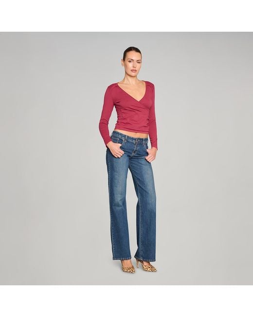 Love and Nostalgia Blue Buckle-Up Bob Jean
