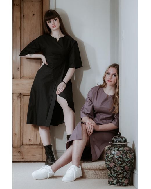 Frock Tales Blue Musician Midi Dress