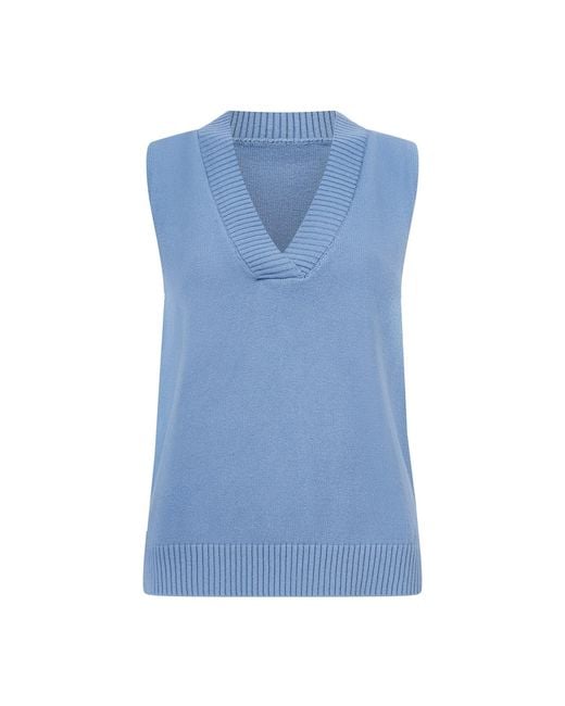 Lula-Ru Blue Vest Jumper