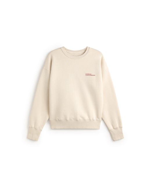 Thinking Mu White Costumbres Jodie Sweatshirt