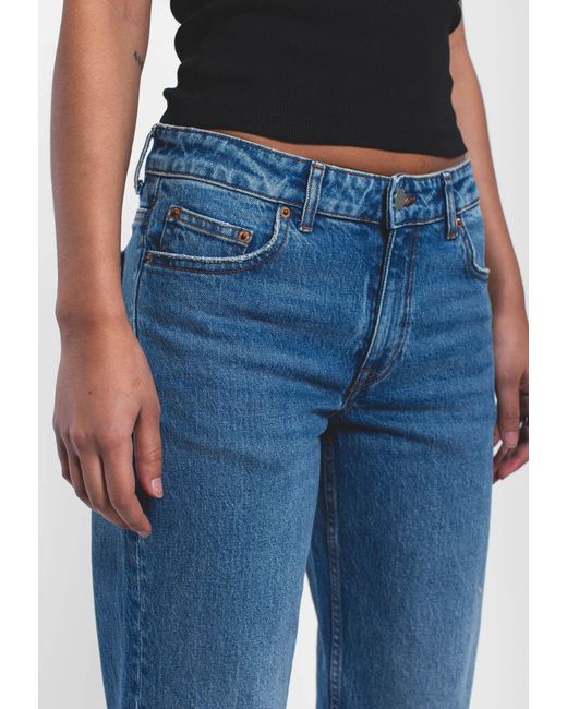 Dr. Denim Blue Arch Mid Straight