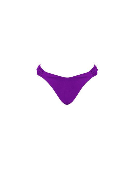 Cherina Beachwear Llc Purple Isla Bikini Bottom